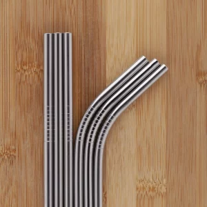 paille en acier inoxydable